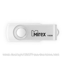16Gb USB FlashDrive Mirex SWIVEL WHITE
