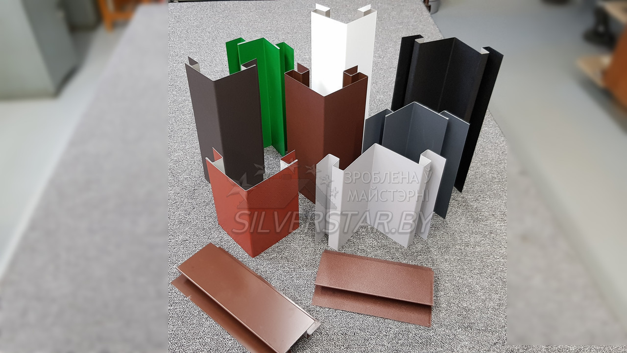 Планки из металла для сайдинга, металосайдинга, блок-хауса, металлического блок-хауса