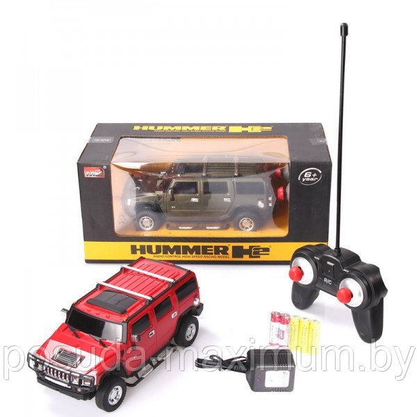 Игрушка Машинка Hummer H2 радиоуправляемая, 1:24