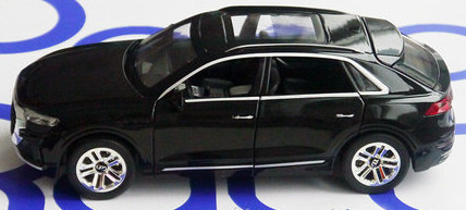 Ауди Ку-8 Audi Q8 черная и белая открываются двери капот багажник, звук, фары 16,5см. - фото 2 - id-p117156198