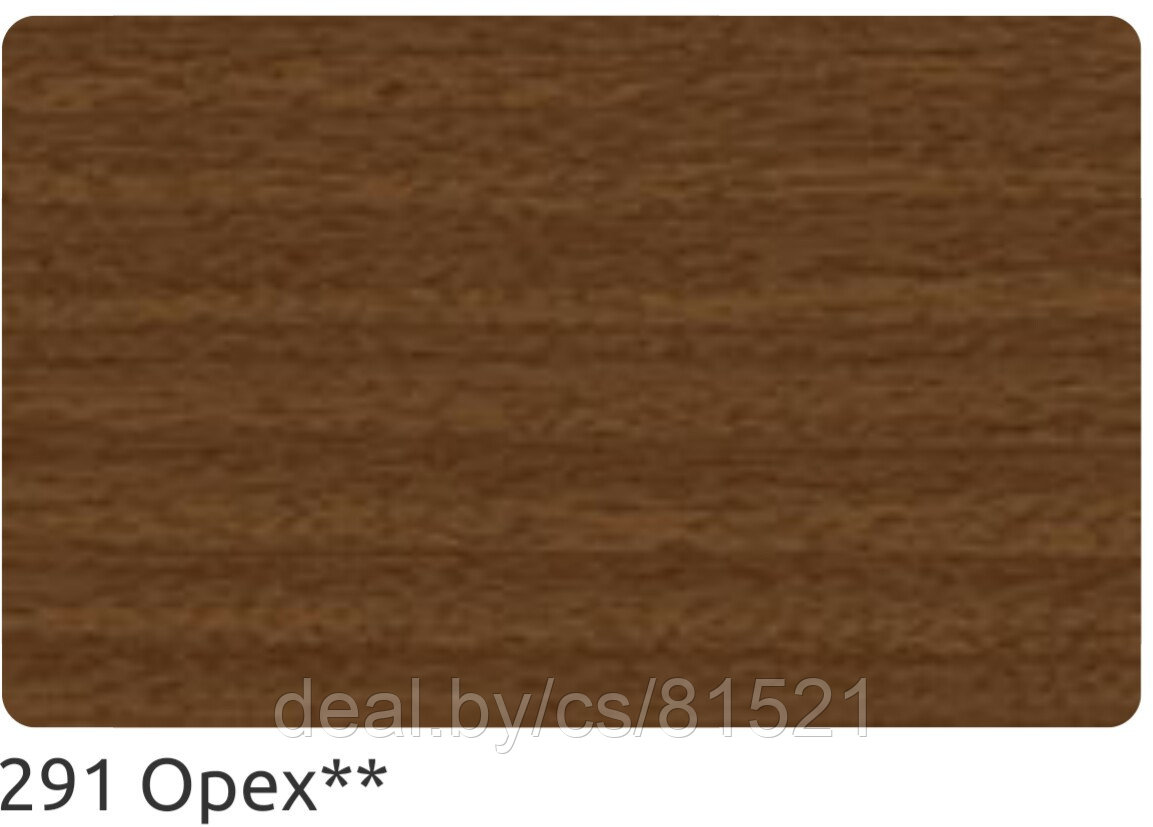 Угол внутренний округлый 10×10 Орех