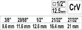 Калибратор FORА для металлопластиковых труб 1/2" "Yato" YT-03316, фото 3