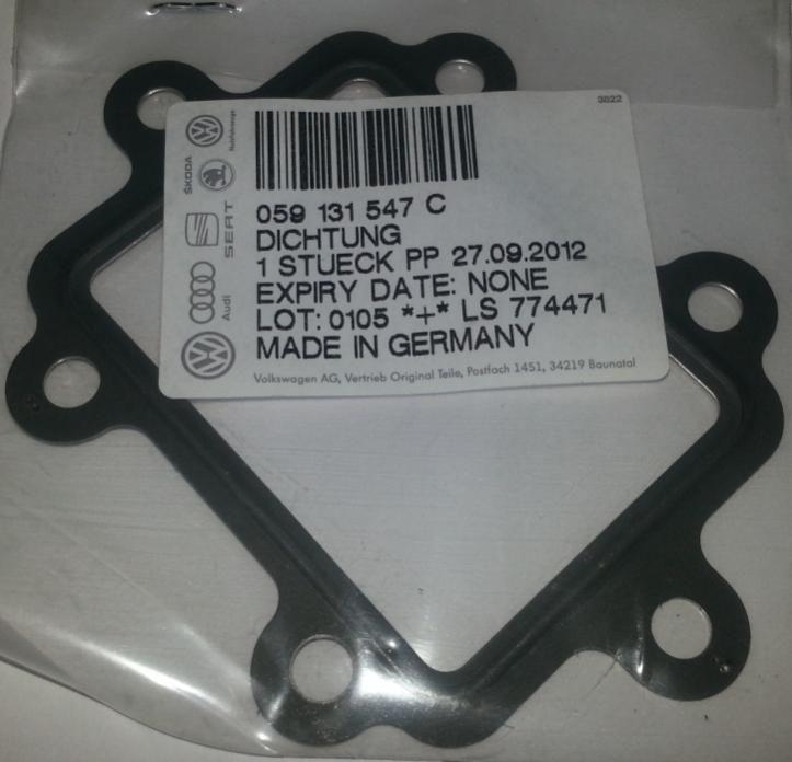 ПРОКЛАДКА КЛАПАНА EGR AUDI: A4 2.7 TDI/3.0 TDI quattro 04-08, A4 2.7 TDI/3.0 TDI quattro 07-, A4 Allroad 3.0 T - фото 1 - id-p117157266