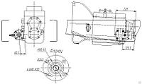 КОМ МП20-4202010-10 Коробка отбора мощности FOTON фланец