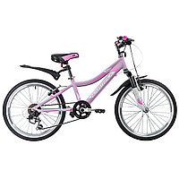 Велосипед Novatrack Novara V 20" (розовый)
