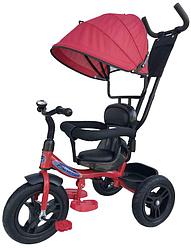 Велосипед детский Trike Pilot 2020 надувные колеса 12" и 10" цвет красный