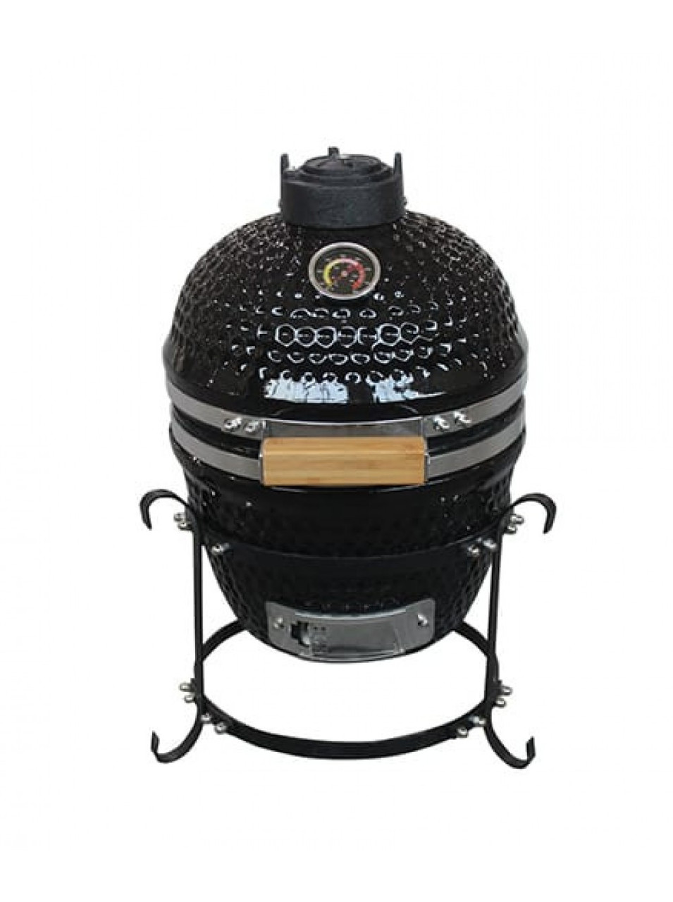 Гриль керамический Kamado A-13 настольный чёрный - фото 1 - id-p117160128