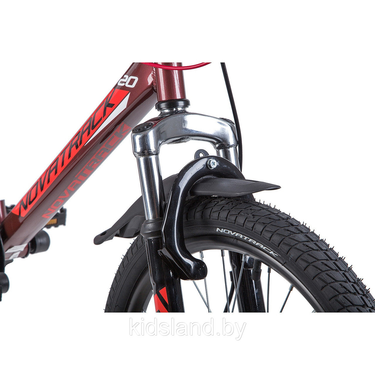 Велосипед Novatrack Disc Extreme 20" (чёрно-красный) - фото 2 - id-p117160129
