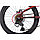 Велосипед Novatrack Disc Extreme 20"  (чёрно-красный), фото 5