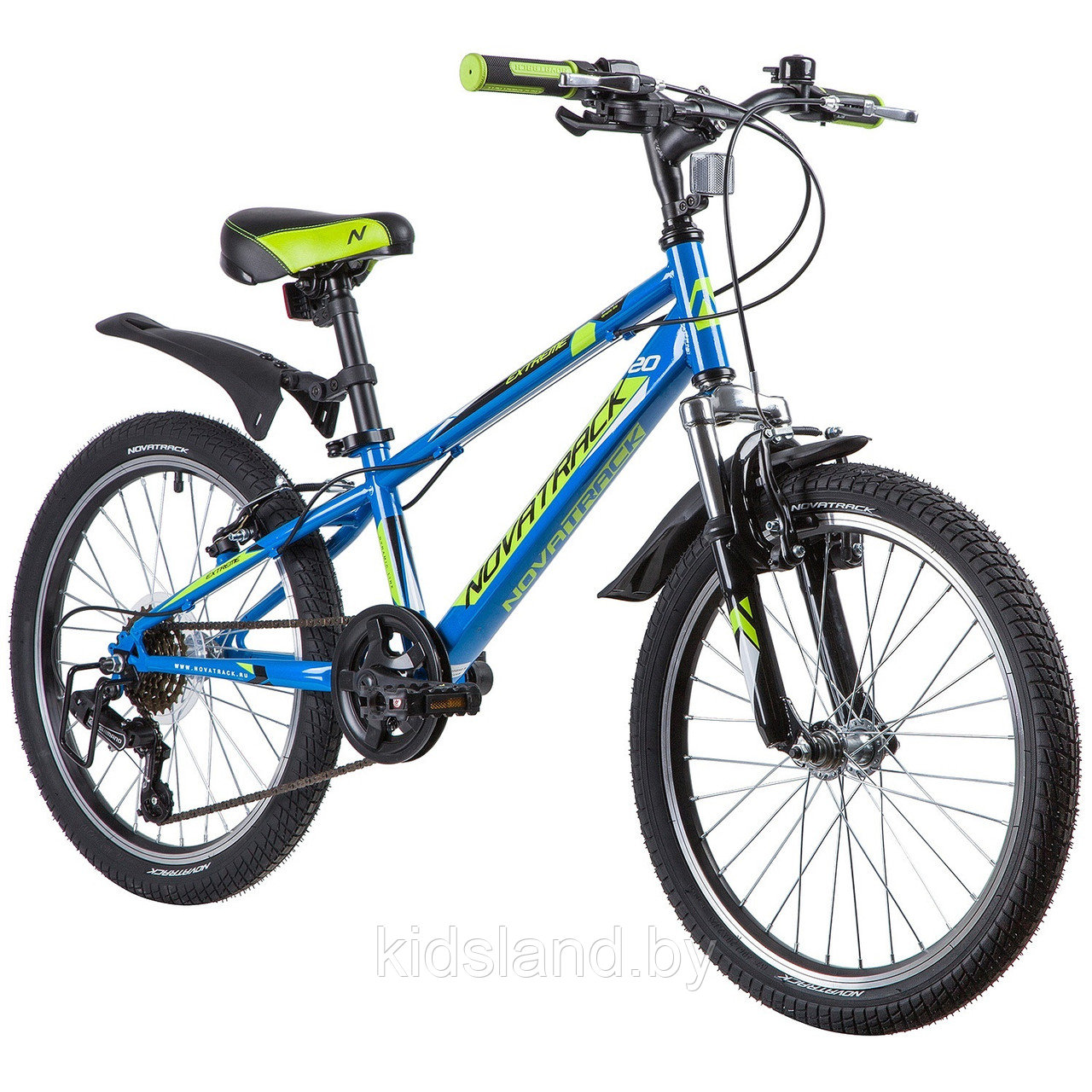 Велосипед Novatrack Extreme V 20" (синий) - фото 2 - id-p117160193