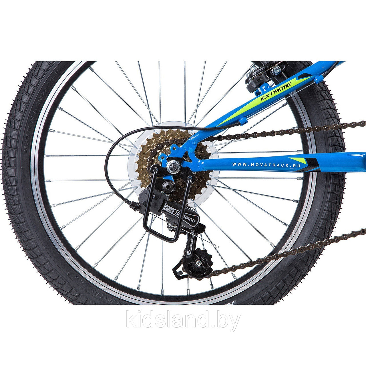 Велосипед Novatrack Extreme V 20" (синий) - фото 6 - id-p117160193