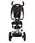 Велосипед детский Trike Pilot 2020 надувные колеса 12" и 10" цвет фиолетовый, фото 4