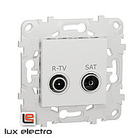 Розетка R-TV/ SAT UNICA NEW Schneider Electric, белый