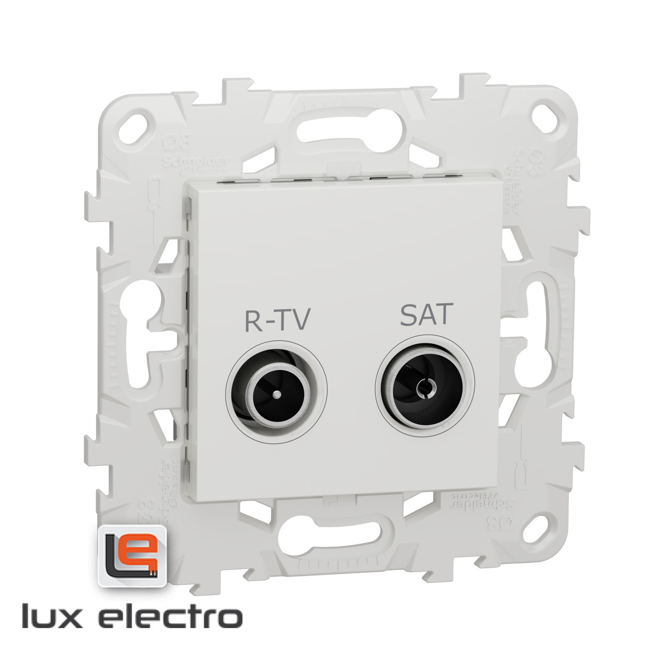 Розетка R-TV/ SAT UNICA NEW Schneider Electric, белый - фото 1 - id-p116862052