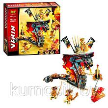 Конструктор Lari Ninjago Ниндзяго Ninja Ниндзя Огненный кинжал, 487 дет., арт. 11329