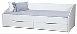 Кровать с ящиками "Фея" (венге/дуб линдберг) Олмеко, фото 5
