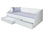 Кровать с ящиками "Фея" (венге/дуб линдберг) Олмеко, фото 4