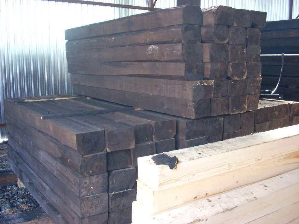 Комплект брусьев деревянных пропитанных А3 тип 2 (80 штук) - фото 5 - id-p116593211