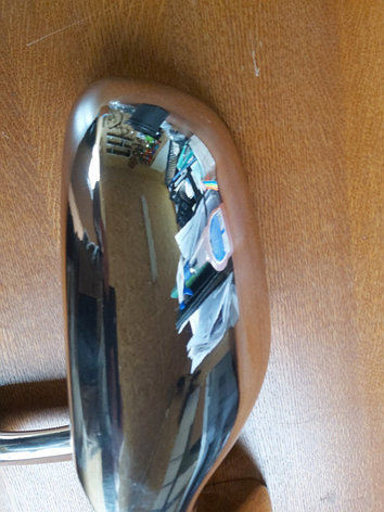 Хромирование крышек зеркал (лопухов) и ручки Audi (Зеркала Audi S4, RS4, S5, RS5, S6, RS6, S7, RS7, S8, RS8), фото 2