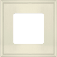 Рамка квадратная на 1 пост гор./верт., цвет beige