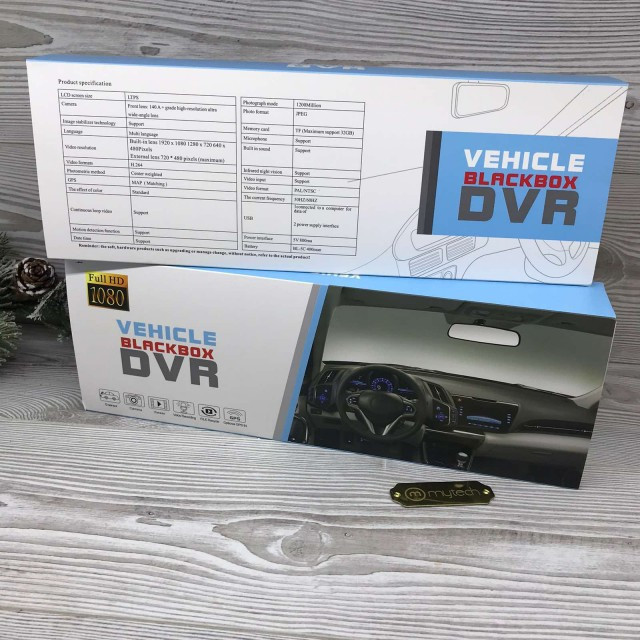 Зеркало-видеорегистратор Vehicle Blackbox с камерой заднего вида DVR + флешка в подарок (ХИТ!) - фото 5 - id-p117212820