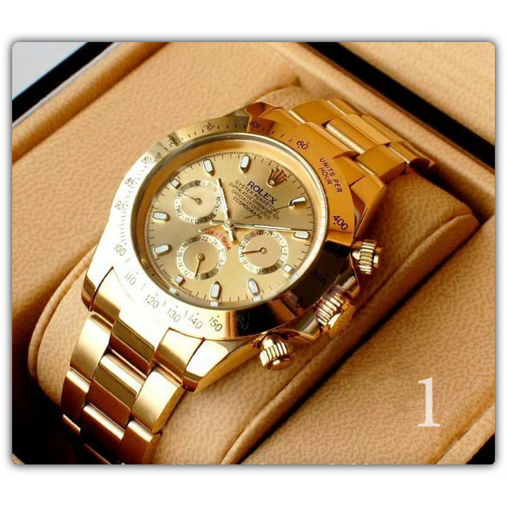 Наручные часы Rolex Daytona RX-1002 gold - фото 1 - id-p117237403