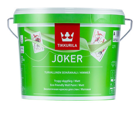 Джокер Joker Тиккурила, интерьерная гипоаллергенная краска, С, 2,7л - фото 1 - id-p117237427