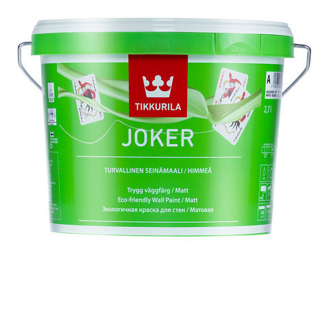 Джокер Joker Тиккурила, интерьерная гипоаллергенная краска, С, 9л