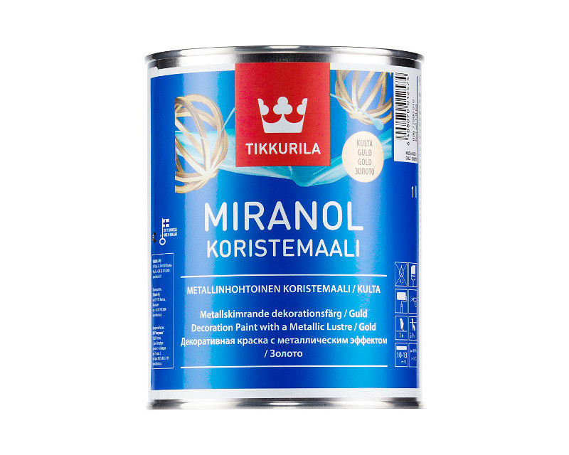 Миранол Miranol Тиккурила, декоративная краска (золото, медь, серебро) 0,1л - фото 1 - id-p117254638