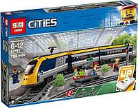 Лего Lego Пассажирский поезд на радиоуправлении, Lepin 02117, аналог Лего 60197, фото 1