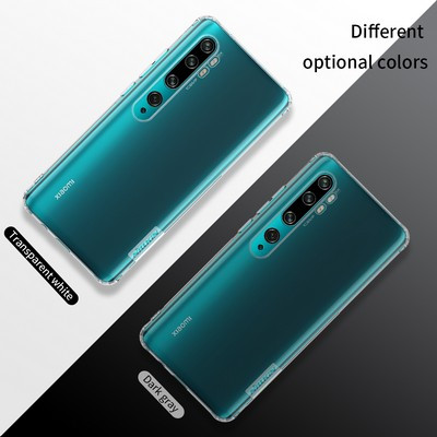 Силиконовый чехол Nillkin Nature TPU Case Прозрачный для Xiaomi Mi CC9 Pro (Mi Note10) - фото 3 - id-p117215954