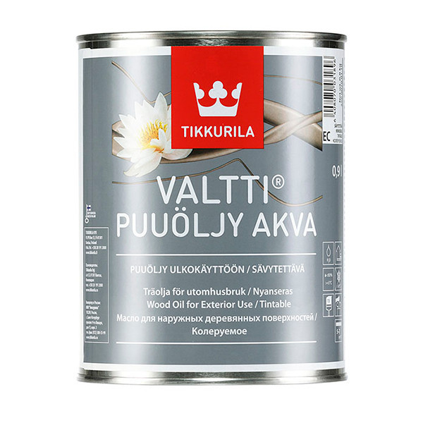 Валтти Аква Тиккурила, масло для дерева, ЕС, 2,7л.
