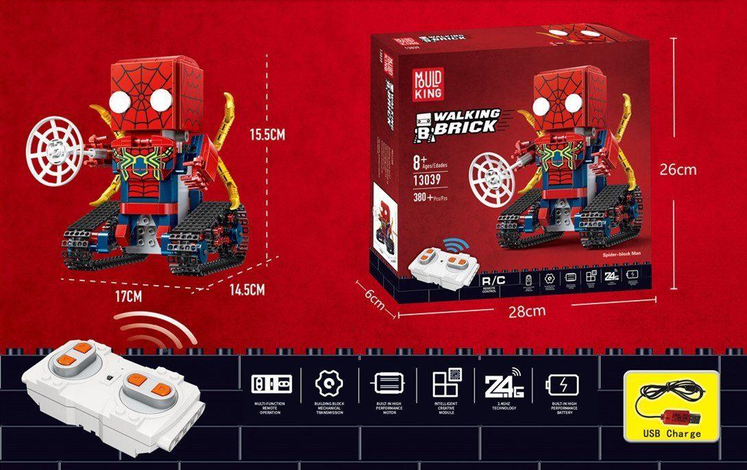 Конструктор "Spider Человек Паук" на радиоуправлении MoULD KING 13039, аналог lego boost - фото 2 - id-p117259566