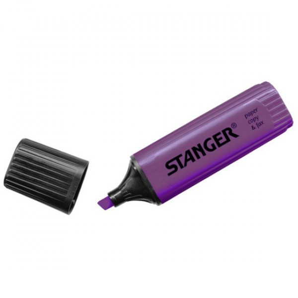 Текстмаркер STANGER, цвет фиолетовый(работаем с юр лицами и ИП) - фото 1 - id-p117256133