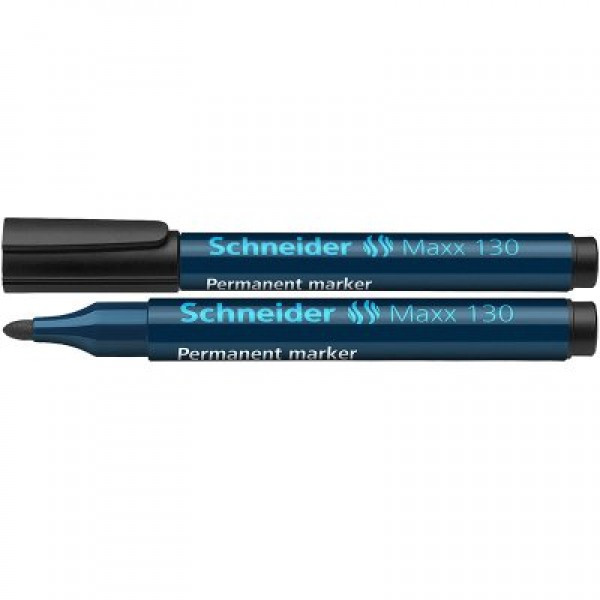 Маркер Schneider 130 перманентный 1-3 мм, цвет черный(работаем с юр лицами и ИП)