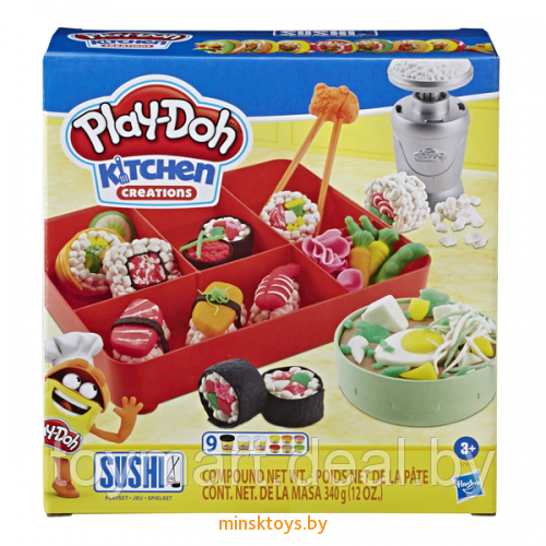 Игровой набор Play-Doh - Суши, Hasbro E7915 - фото 1 - id-p117256852