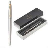 Ручка шариковая Parker Jotter Stainless Steel GT - фото 1 - id-p117265118