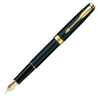 Перо Parker Sonnet Premium Mate Laque Black GT.