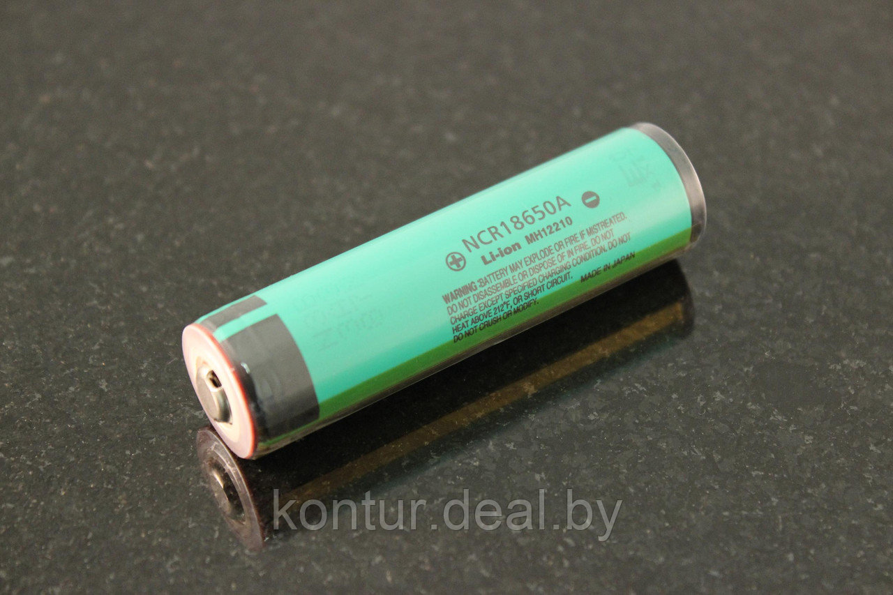 Аккумулятор 18650 Panasonic для светодиодных фонарей 3.7V 3100mAh с защитой - фото 1 - id-p7088648