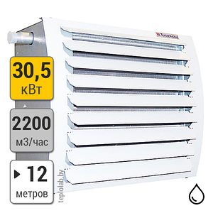 Водяной воздухонагреватель Тепломаш КЭВ-60T3,5W3