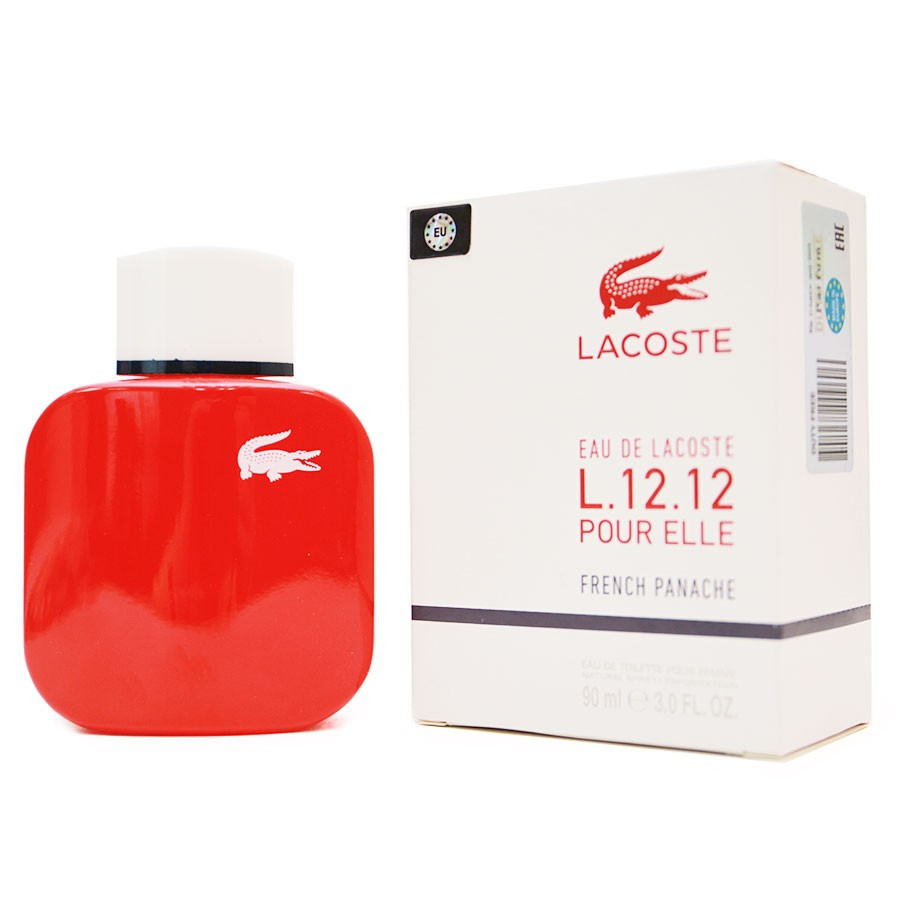 Lacoste L.12.12 Pour Elle French Panache Туалетная вода для женщин (90 ml) (копия) - фото 1 - id-p117279459