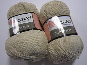 Пряжа YarnArt Cotton Soft цвет 87 светлый беж