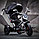 Детский трёхколёсный велосипед Chopper Trike CH1 (черный матовый) надувные колеса 12/10, фото 3