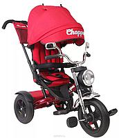 Детский трёхколёсный велосипед Chopper Trike CH1 (красный) надувные колеса 12/10