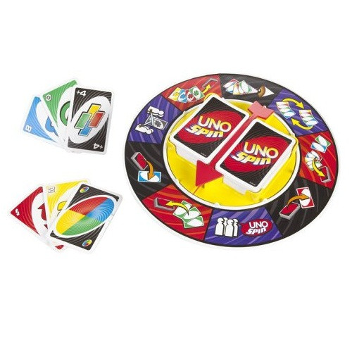 Детская настольная игра Уно спин арт.123, карточная игра для детей - фото 3 - id-p86066686