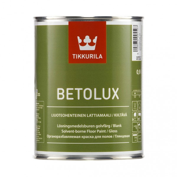 Бетолюкс Тиккурила, краска для пола, А, 0,9л - фото 1 - id-p117293377