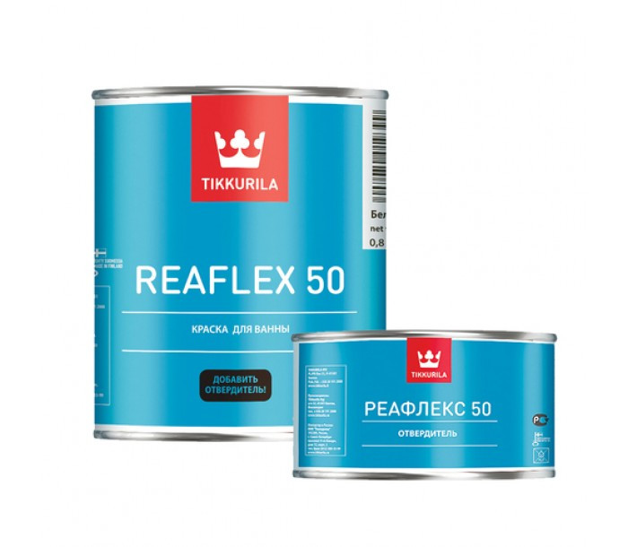 Реафлекс 50 Тиккурила, отвердитель для эпоксидной краски для ванн и бассейнов,  0,2л.
