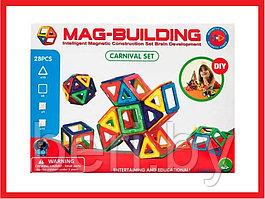 Конструктор магнитный MAG-BUILDING, 28 деталей