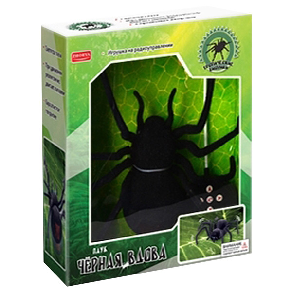 Игрушка Черная вдова паук на радиоуправлении 779 - фото 1 - id-p7091153