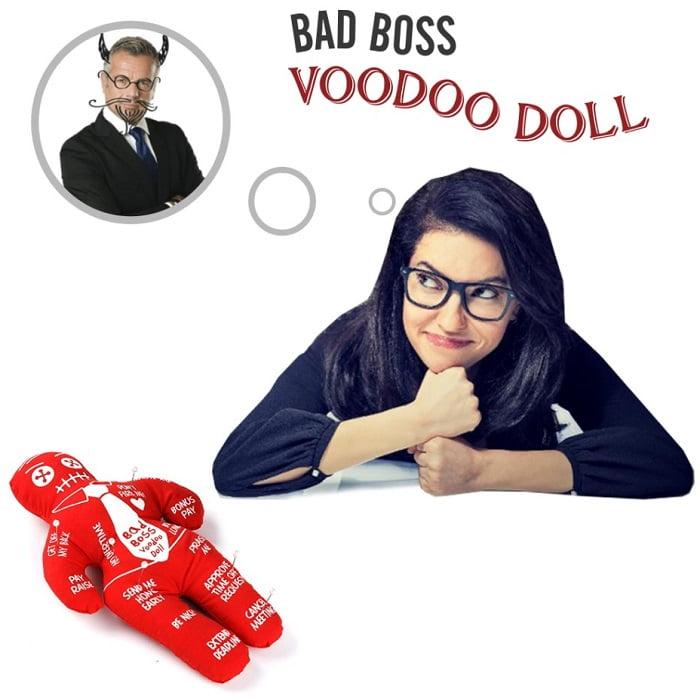 Кукла антистресс «Voodoo Boss» иголки в комплекте - фото 1 - id-p117312030